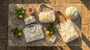 Lemon Collection — Complete 6-Piece Handcrafted Linen Set